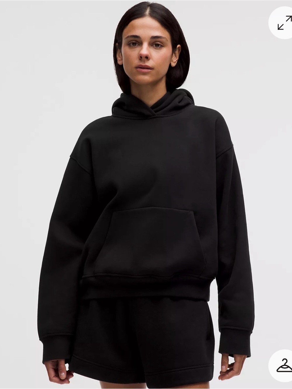 lululemon athletica Black Cozy Pullover Hoodie